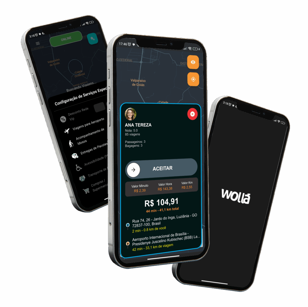 App Wollá Passageiro